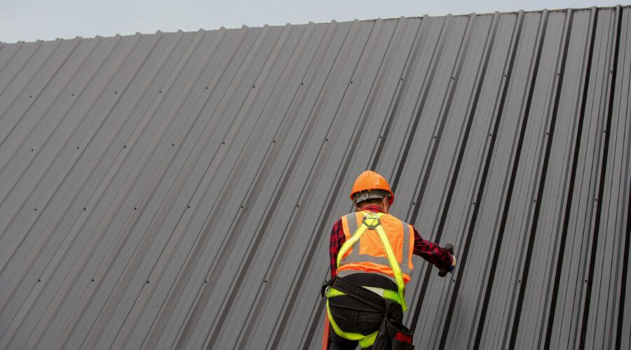 Professional metal roof installation services in Morven, GA